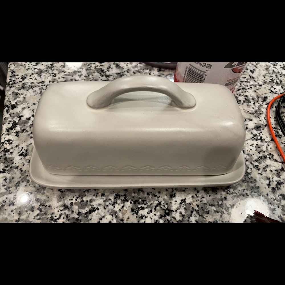 H&H butter dish
